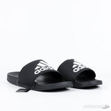 Adidas Adilette Comfort Slides Black White - Photo 7