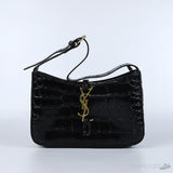 YSL Crocodile Texture Hobo Bag - Photo 1