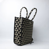Prada Logo Plaque Monogram Tote Bag (Dot Perfect) - Photo 3
