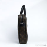 L*V Briefcase Porte Documents Voyage Monogram Black Brown - Photo 5