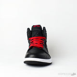 Air Jordan 1 Retro High Black Satin Gym Red - Photo 3