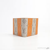 LV Monogram Orange Cream Multiple Wallet - Photo 3