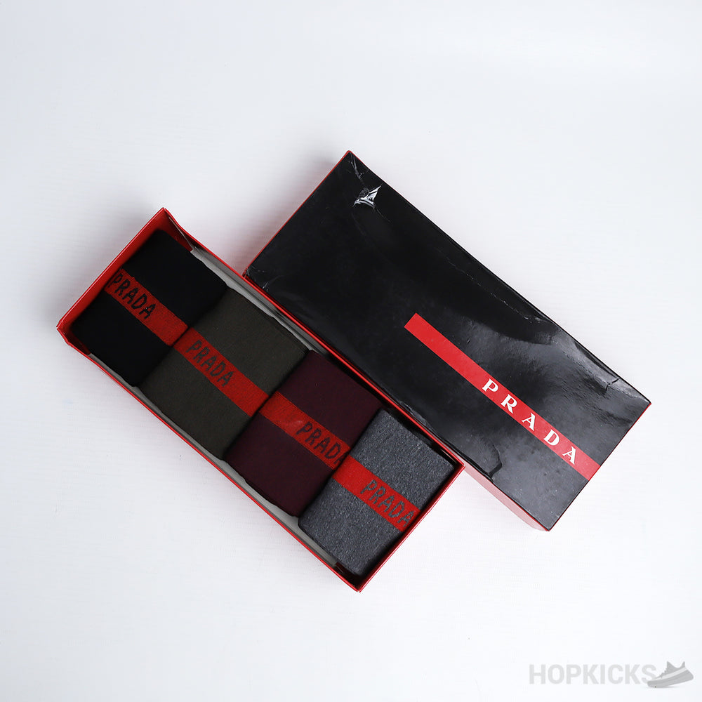 Prada Socks (Pack of 4)