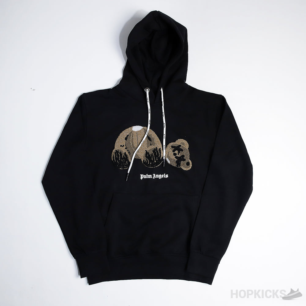 Palm Angels Bear Hoodie Black Multi