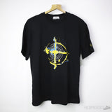 Stone Island Black Yellow T-Shirt - Photo 1