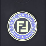 Fendi Roma Italy Printed Black T-Shirt (Imported Premium Finish) - Photo 3