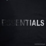Fear of God Essentials Black Crewneck Sweatshirt - Photo 3