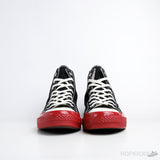 Converse Chuck Taylor All-Star 70 Hi Comme des Garcons PLAY Black Red Midsole - Photo 4