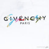 Givenchy Paris Embroidered Logo T-Shirt White - Photo 4