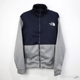 North Face Dark Blue Grey Zipper - Photo 1
