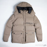 Moncler Puffer Brown Jacket - Photo 1