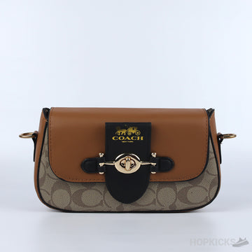 COACH Brie Shoulder Bag (Brown)