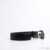GG Sliver Buckle Black Belt - Photo 2