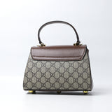Gucci Beige 'Horsebit 1955 Mini' Shoulder Bag (Dot Perfect) - Photo 2