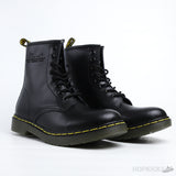Dr. Martens 1460 Smooth Leather Lace Up Boot Black (Premium Batch) - Photo 7