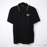 Pr*da Logo Black Yellow Polo Shirt - Photo 1