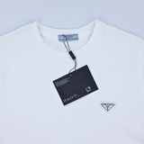 Prada Emblem Stitched White T-Shirt (Imported Premium Finish) - Photo 3
