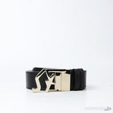 Ferragamo SF Logo Black Belt - Photo 1