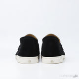 Loro Piana Summer Charms Walk Suede Loafer Black (Dot Perfect) - Photo 8