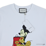 Gucci Mickey Mouse Pinted White T-Shirt (Imported Premium Finish) - Photo 3