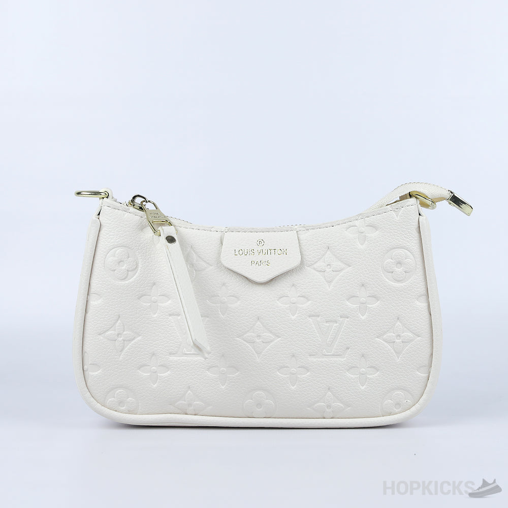LV Cream Easy Pouch On Strap [Economy Batch]