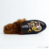 Gucci Princetown Tiger furr Loafers - Photo 6