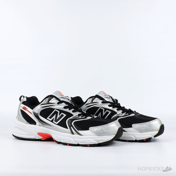 New Balance 530v2 White Black Red (Slightly Stained)