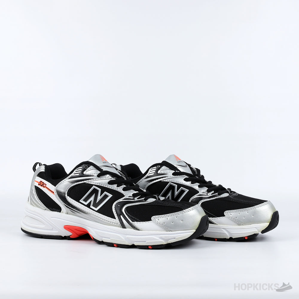 New Balance 530v2 White Black Red (Slightly Stained)
