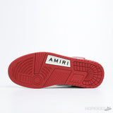 AMIRI Skel Panelled low Top White Red - Photo 6