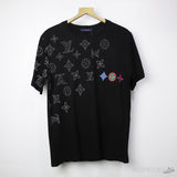 L*V Fancy Silver Monogram Printed T-Shirt - Photo 1