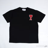 Ami Large Heart Black T-shirt - Photo 1