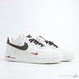 Air Force 1 Low Id White Brown Red - Photo 7