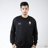 Moncler Black Logo Patch Sweatshirt (Dot Perfect) - Photo 1