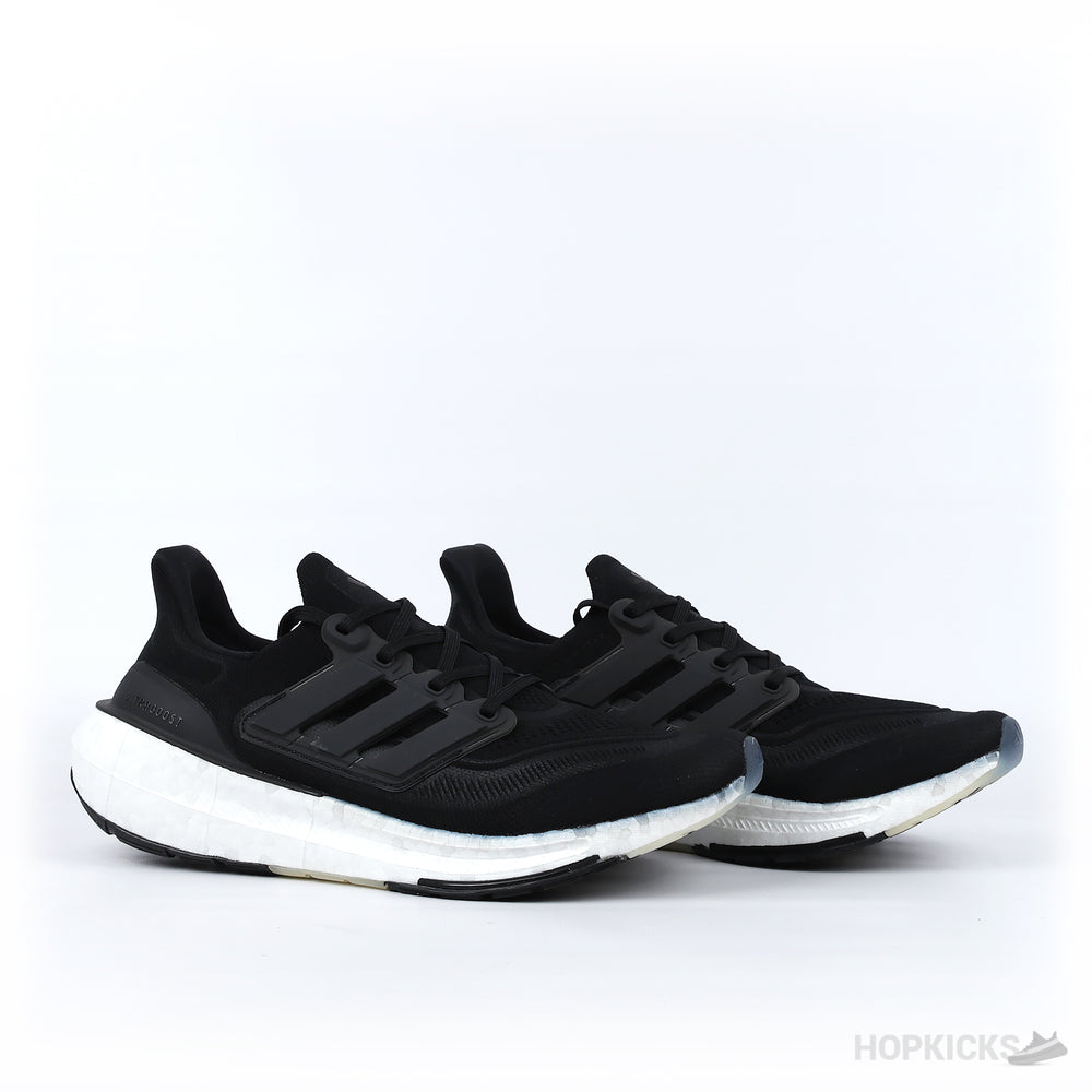Ultra Boost Light Core Black White (Dot Perfect) (Slightly Stained)