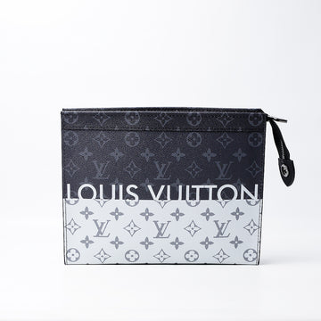 Louis Vuitton Pochette Voyage Monogram Eclipse Split Outdoor MM Black/White (Dot Perfect)