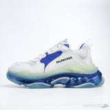 Bale*ciaga Faded Triple S Clear Sole Blue White - Photo 1
