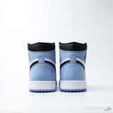 Air Jordan 1 Retro High White University Blue Black (Dot Perfect) - Photo 8