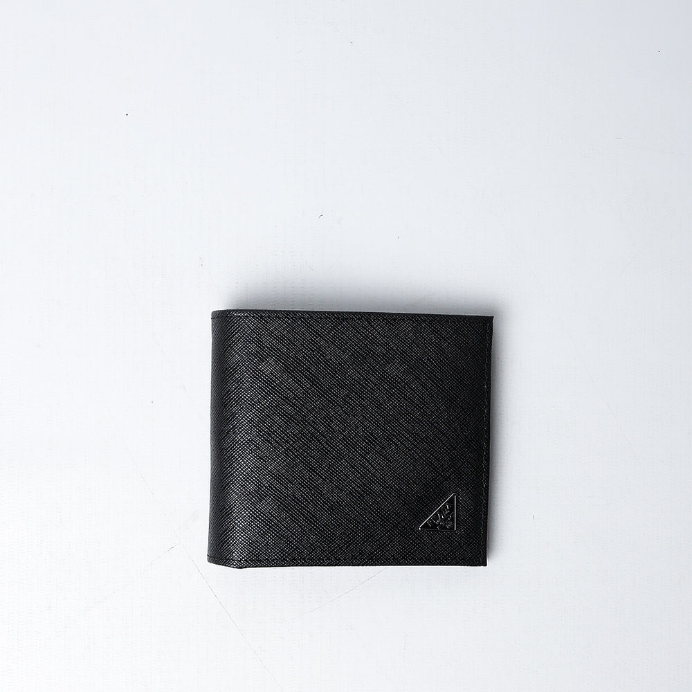 Prada Tringle Logo Bifold Wallet (Dot Perfect)
