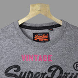 Super Dry Vintage Grey T-shirt - Photo 3