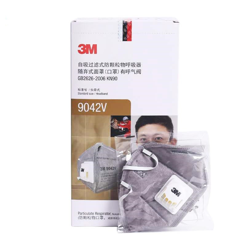 3M KN90 Headband Mask [Activated Carbon Filter] [Original - Imported]