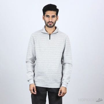 Boss Grey Quarter Zipper With Black Lines (Economy Batch)