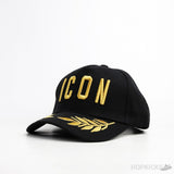 Icon Yellow Logo Black Cap - Photo 1