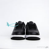 LV x Air Force 1 Low Trainer Sneaker Black White - Photo 6