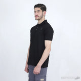 LV Plain Black Polo Shirt - Photo 5