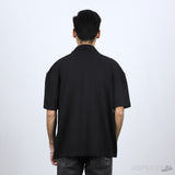 Off-White Textured Black Safari Shirt (Economy Batch) - Photo 7