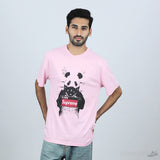 Supreme Wanted Panda Soft Pink T-Shirt (Economy Batch) - Photo 3