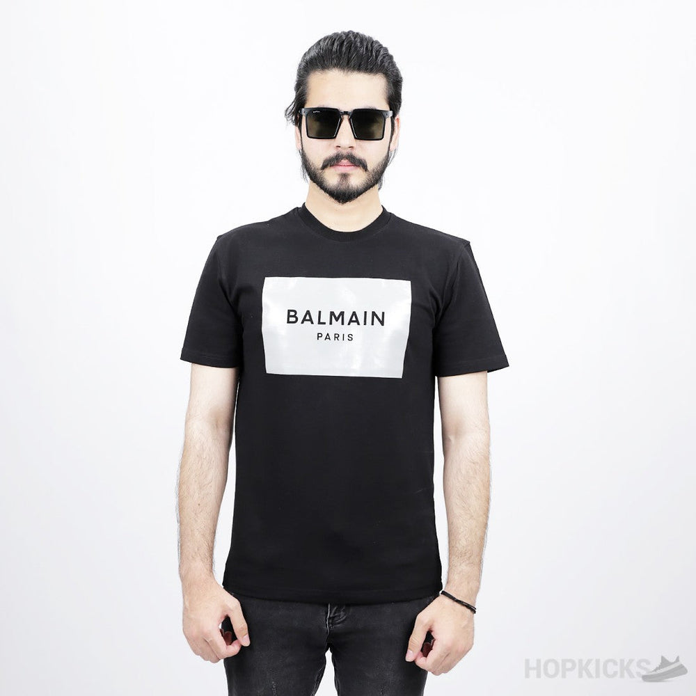 Balmain Black logo T-Shirt