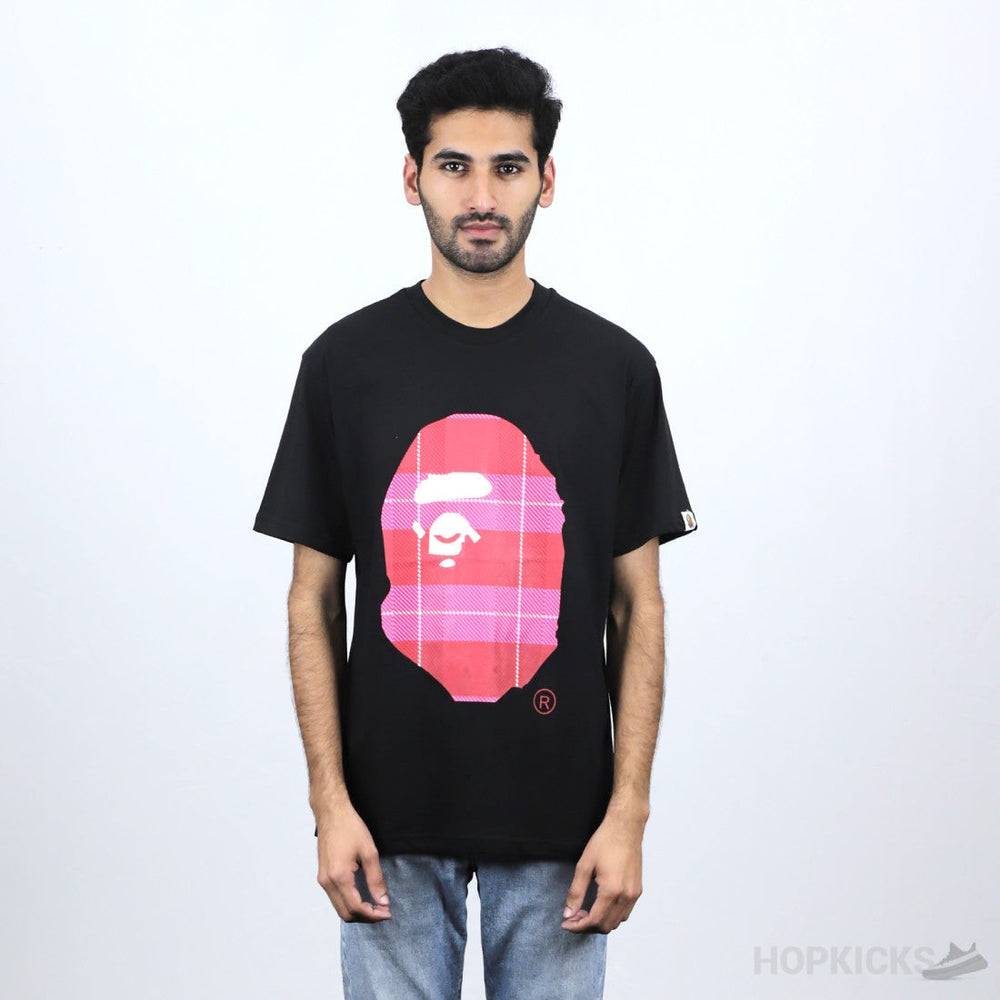Bape Red Classic Print Black T-shirt (Economy Batch)