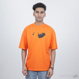 Off-White Handoff Orange T-Shirt - Photo 1