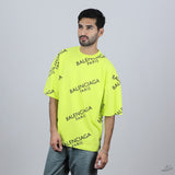 Balenciaga Paris Oversized Neon T-Shirt (Economy Batch) - Photo 3
